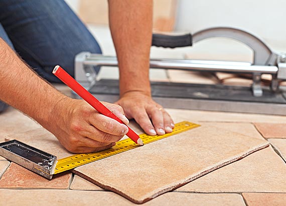 Verfliesungen im Wand- und Bodenbereich